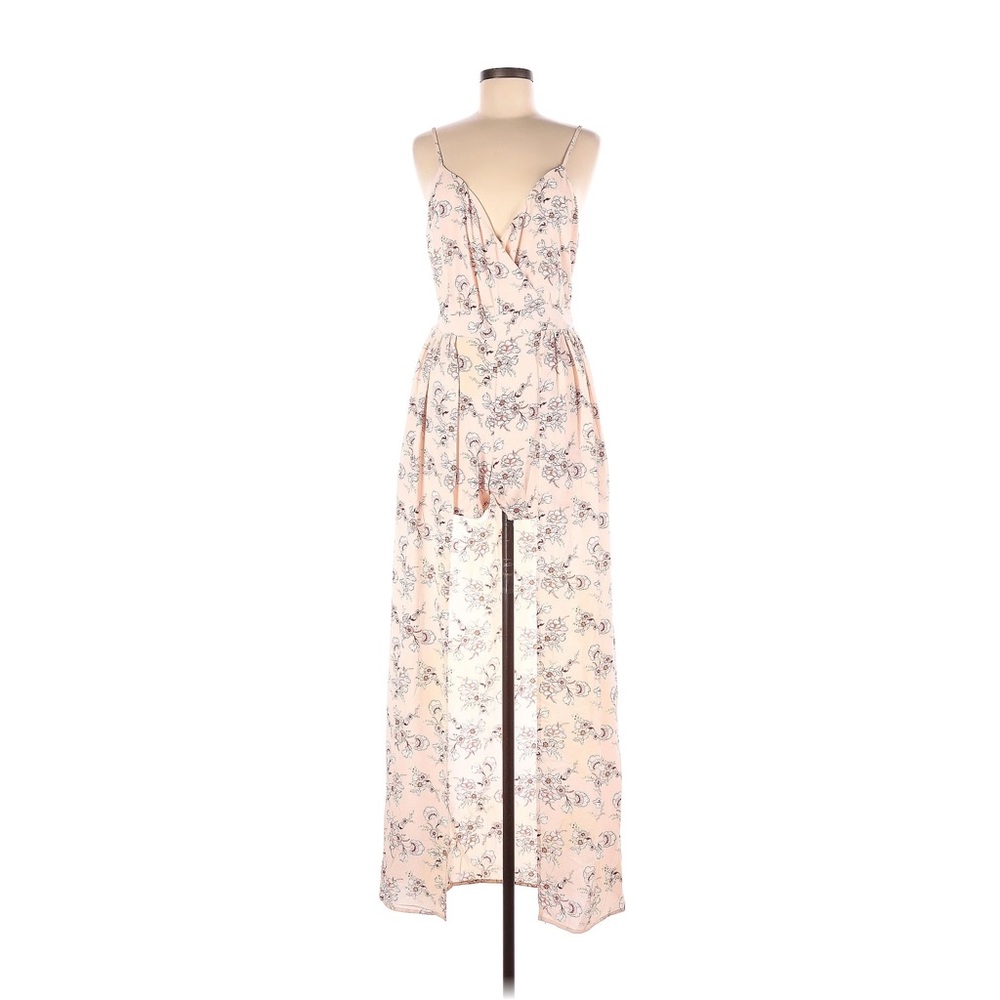 NWT BP Pink Floral Maxi Romper size Small